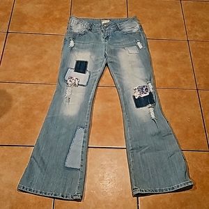 Delia's patchwork 👖 jeans